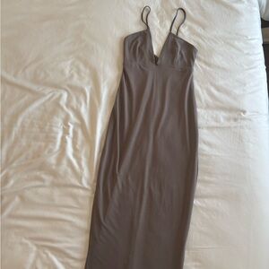 Dance & Marvel Backless Brown Dress